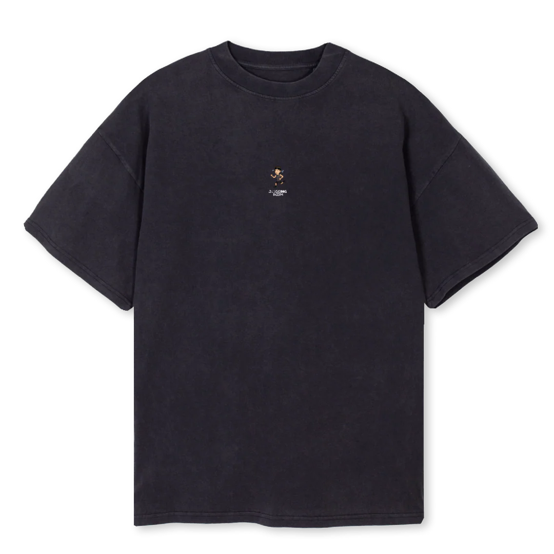 BLKTRUNMARA Vintage Black Oversized Tee.