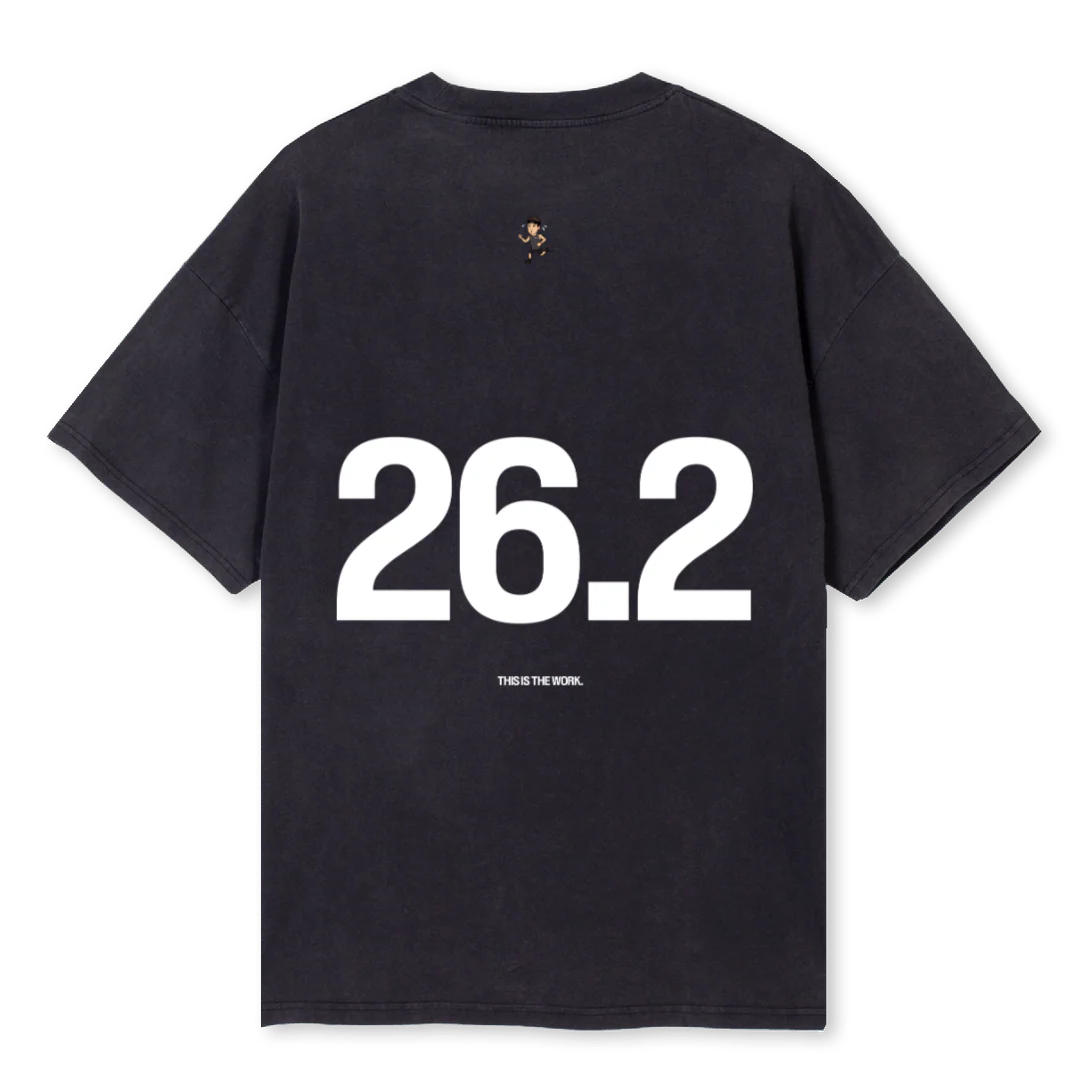 BLKTRUNMARA Vintage Black Oversized Tee. - Image 2