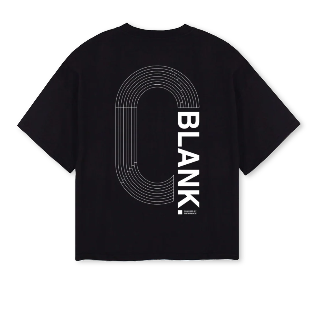 BLNK RUNNERS EDTI Black Oversized Boxy Tee. - Image 2