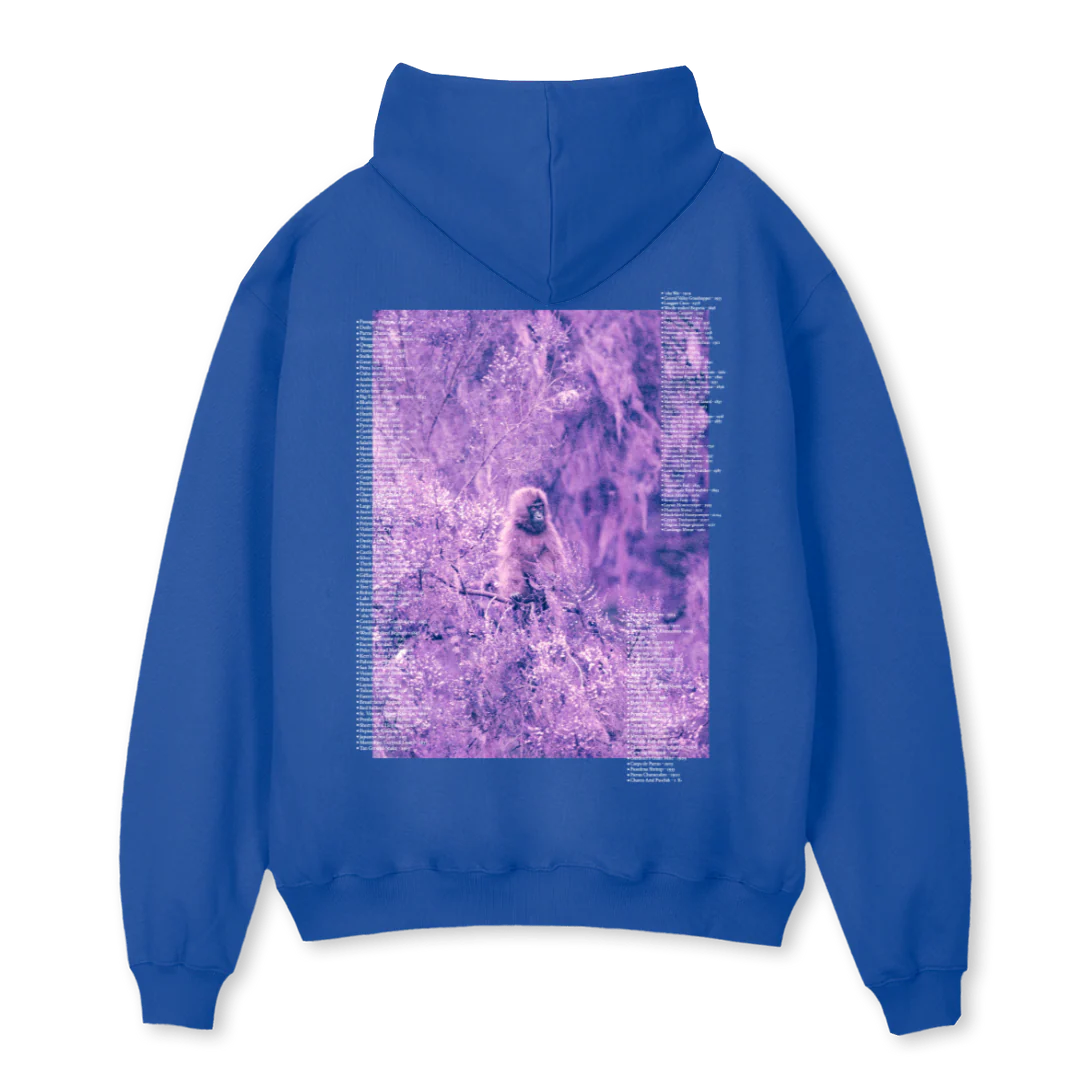 BLUE HOODIE F N B Cobalt Blue Oversized Hoodie. - Image 2