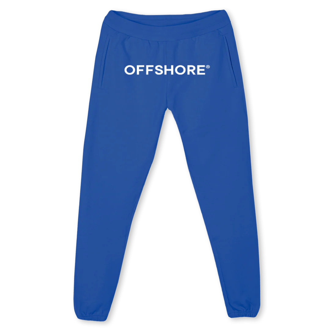 BLUE SWEATS Cobalt Blue Sweatpants.