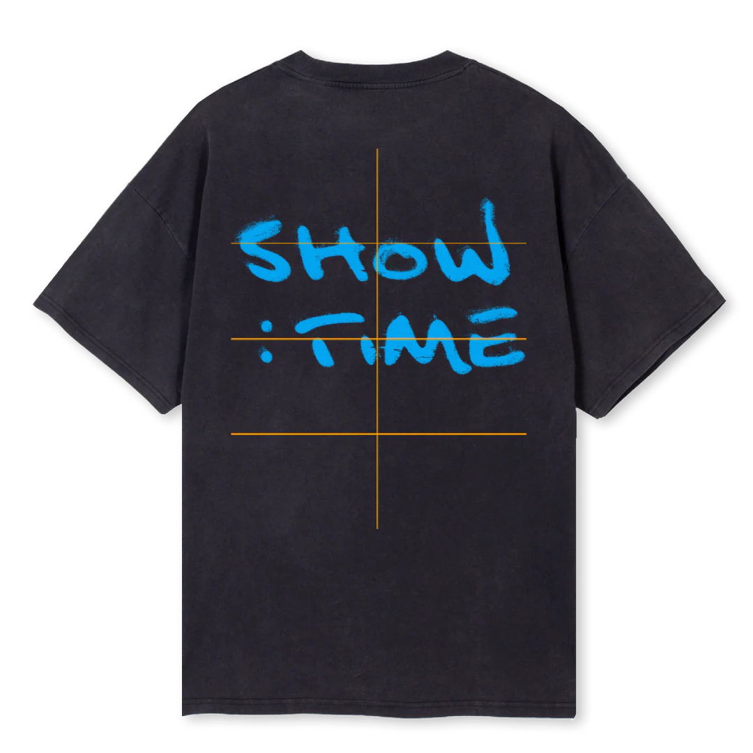 BLUEBLUE Vintage Black Oversized Tee. - Image 2