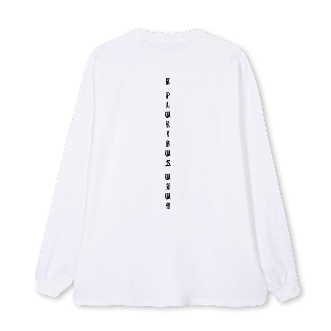 BLUEBRIDGE White Oversized LS Tee. - Image 2
