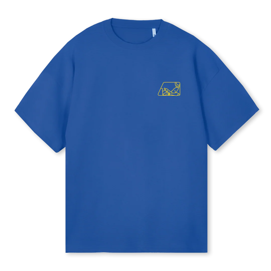 BLUEE Cobalt Blue Oversized Tee.