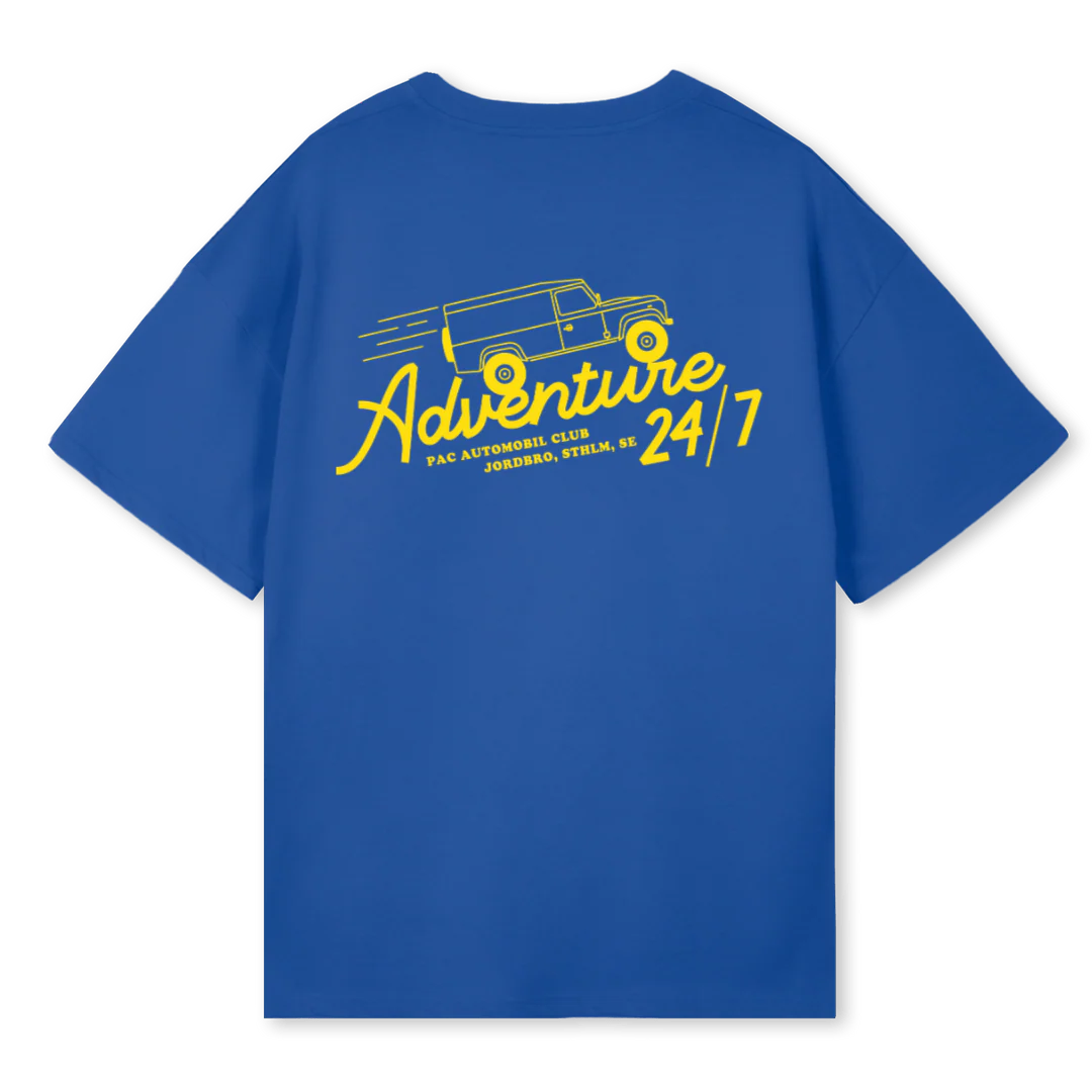 BLUEE Cobalt Blue Oversized Tee. - Image 2