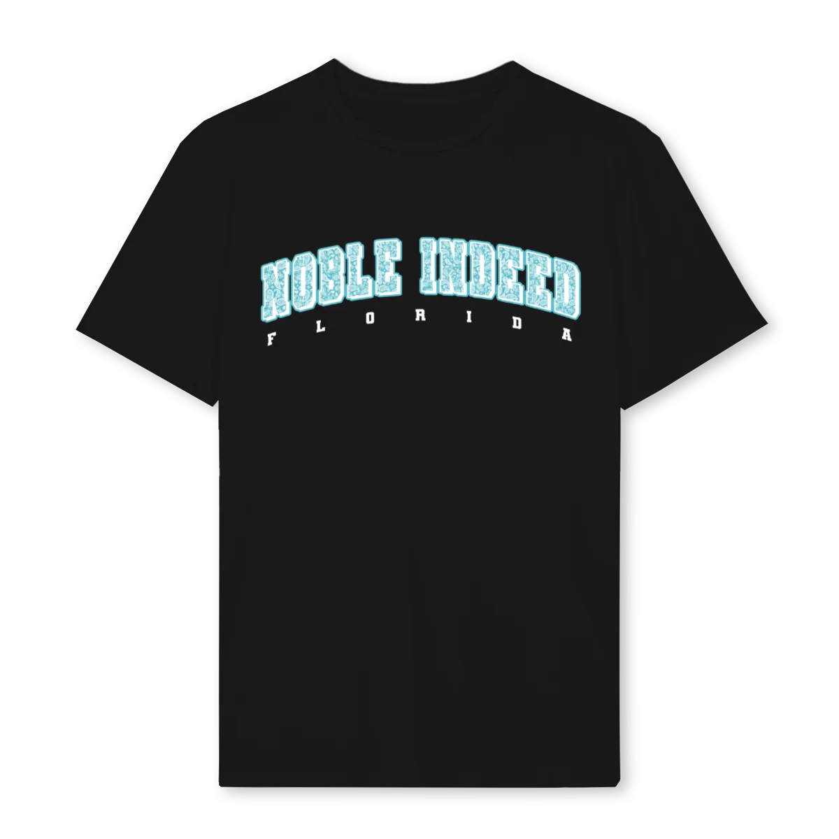 BLUEFLOR Black Regular Tee.