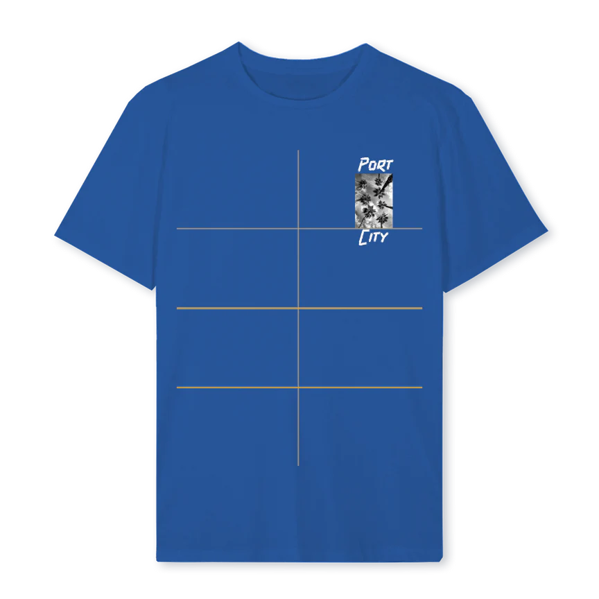 BLUEHARBORTEE Cobalt Blue Regular Tee.