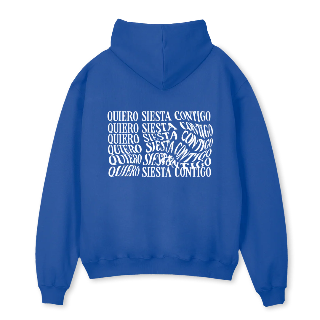 BLUEHOODIEQUIERO Cobalt Blue Oversized Hoodie. - Image 2
