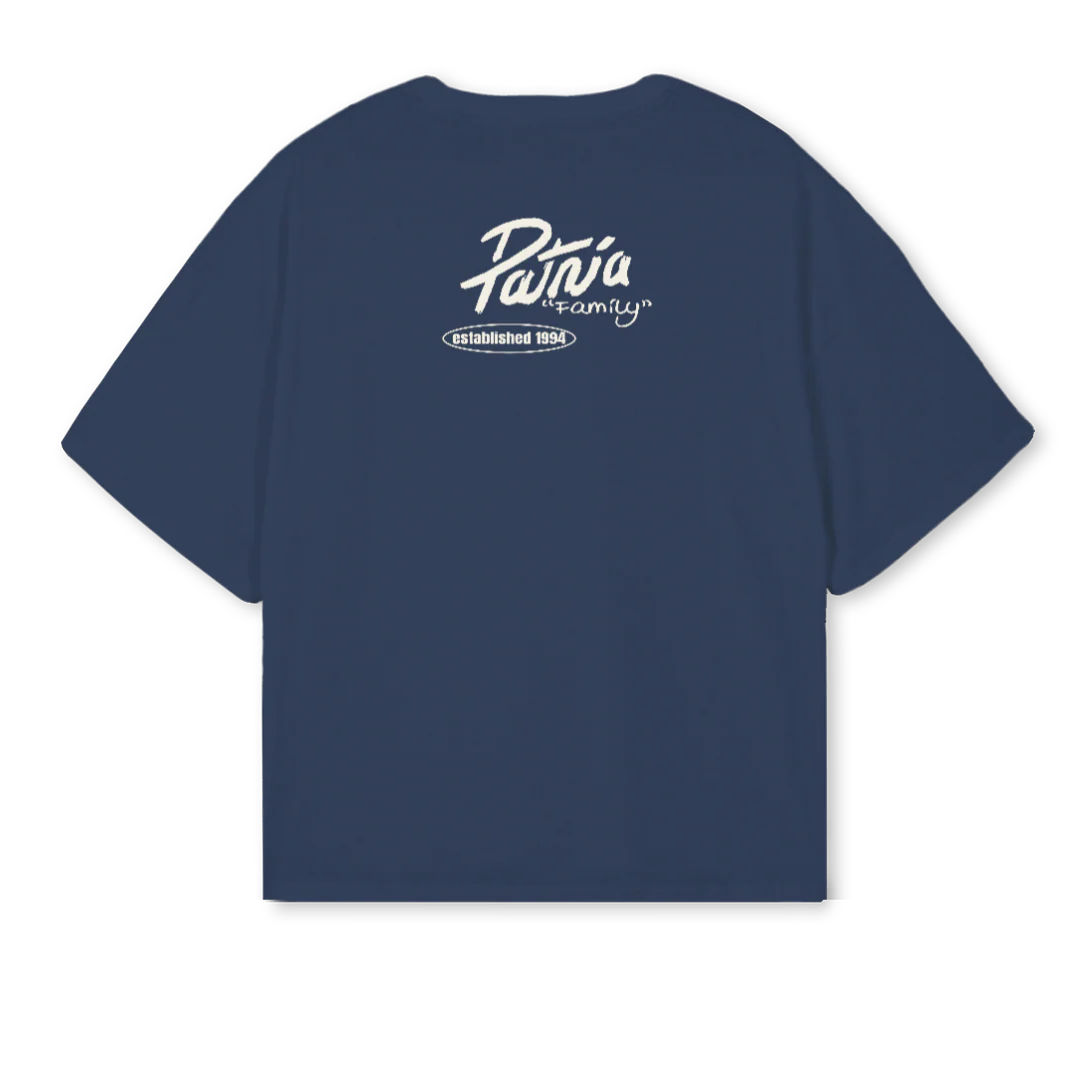 BLUEMIGHTY Navy Blue Oversized Boxy Tee. - Image 2