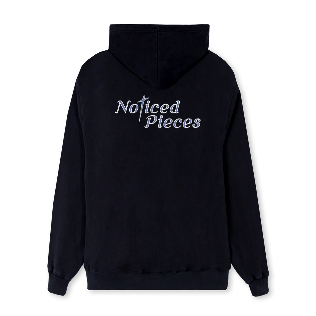 BLUEMOONSTOCK_2 Black Regular Hoodie. - Image 2