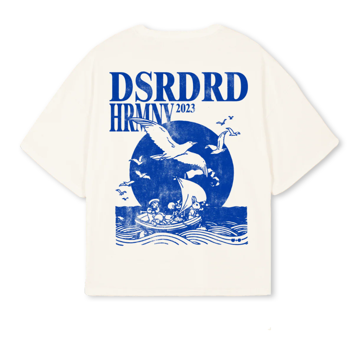 BLUESEA Vintage White Oversized Boxy Tee. - Image 2