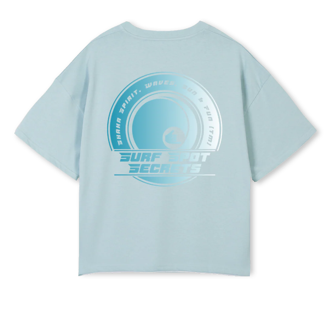 BLUESHIRT Cold Blue Oversized Boxy Tee. - Image 2