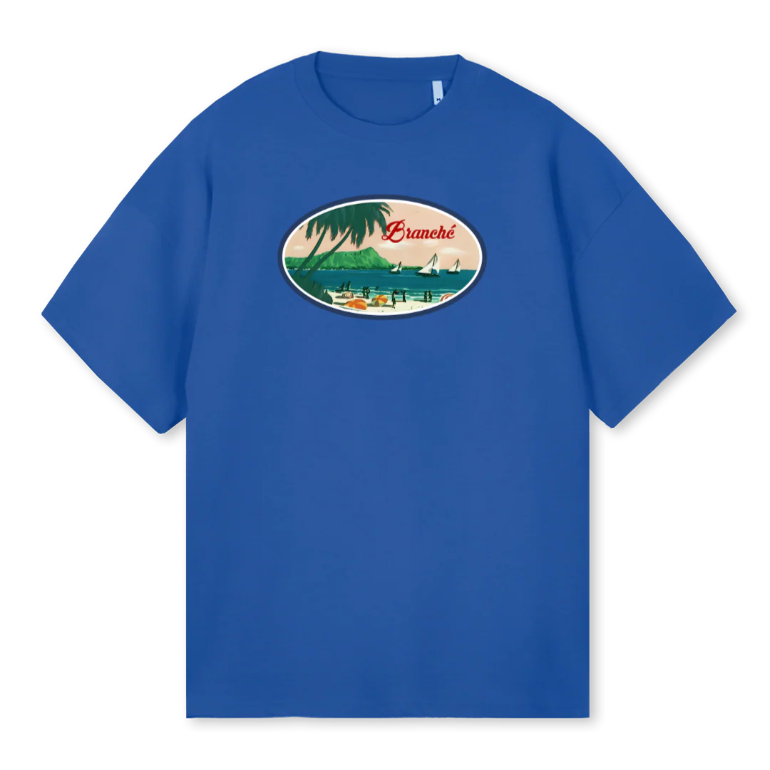BLUET Cobalt Blue Oversized Tee.