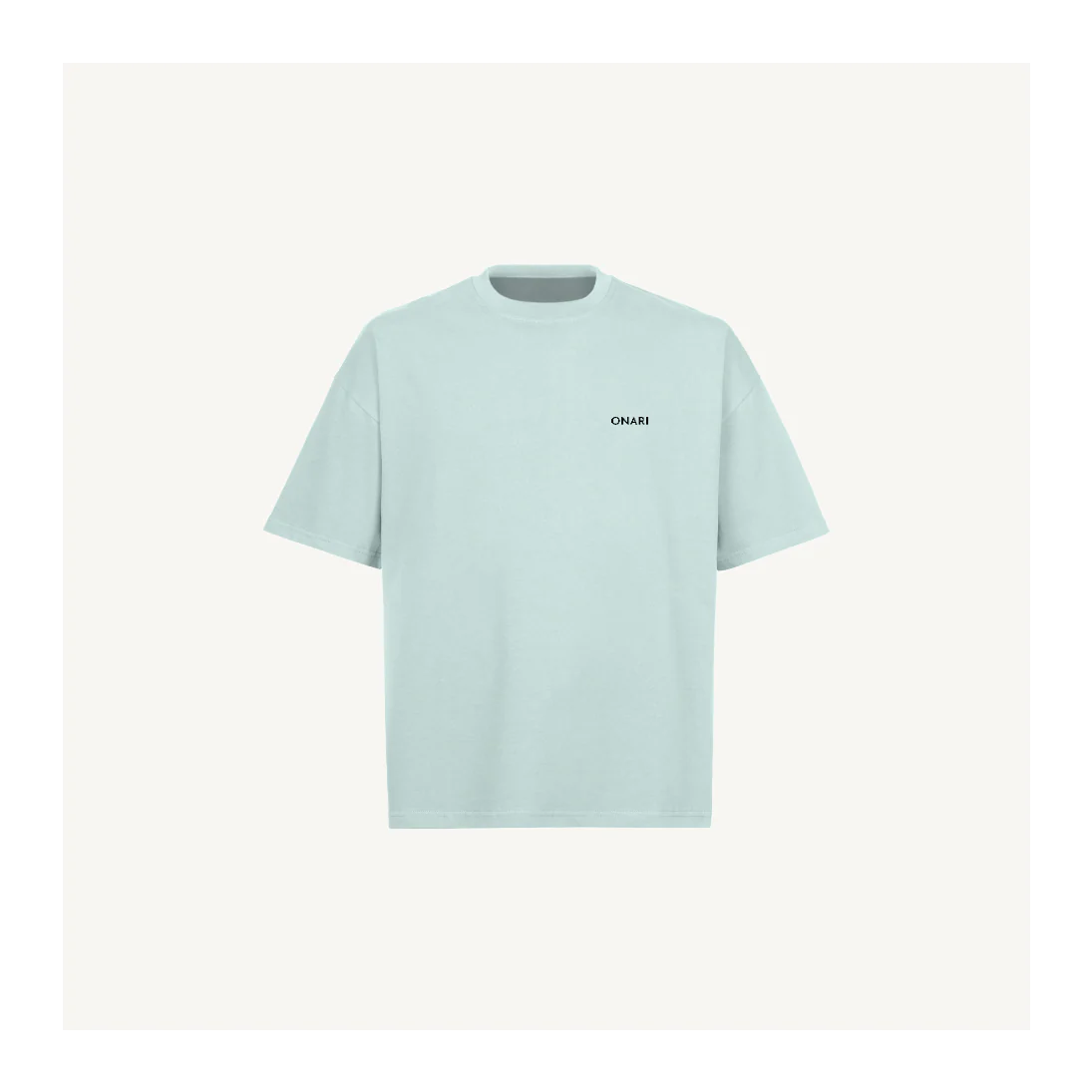 BLUEXL Cold Blue Oversized Boxy Tee.