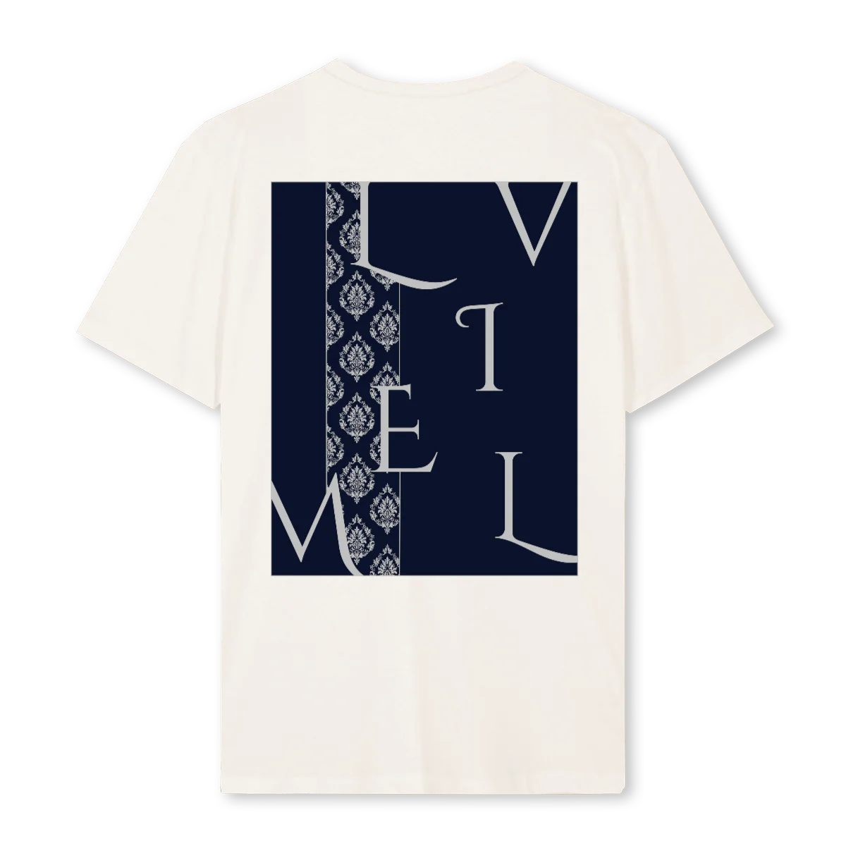 BLUEXSILVER Vintage White Regular Tee. - Image 2