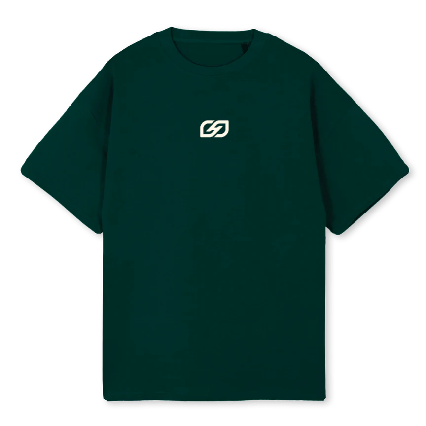 BLUREDMOTION Wild Green Oversized Tee.
