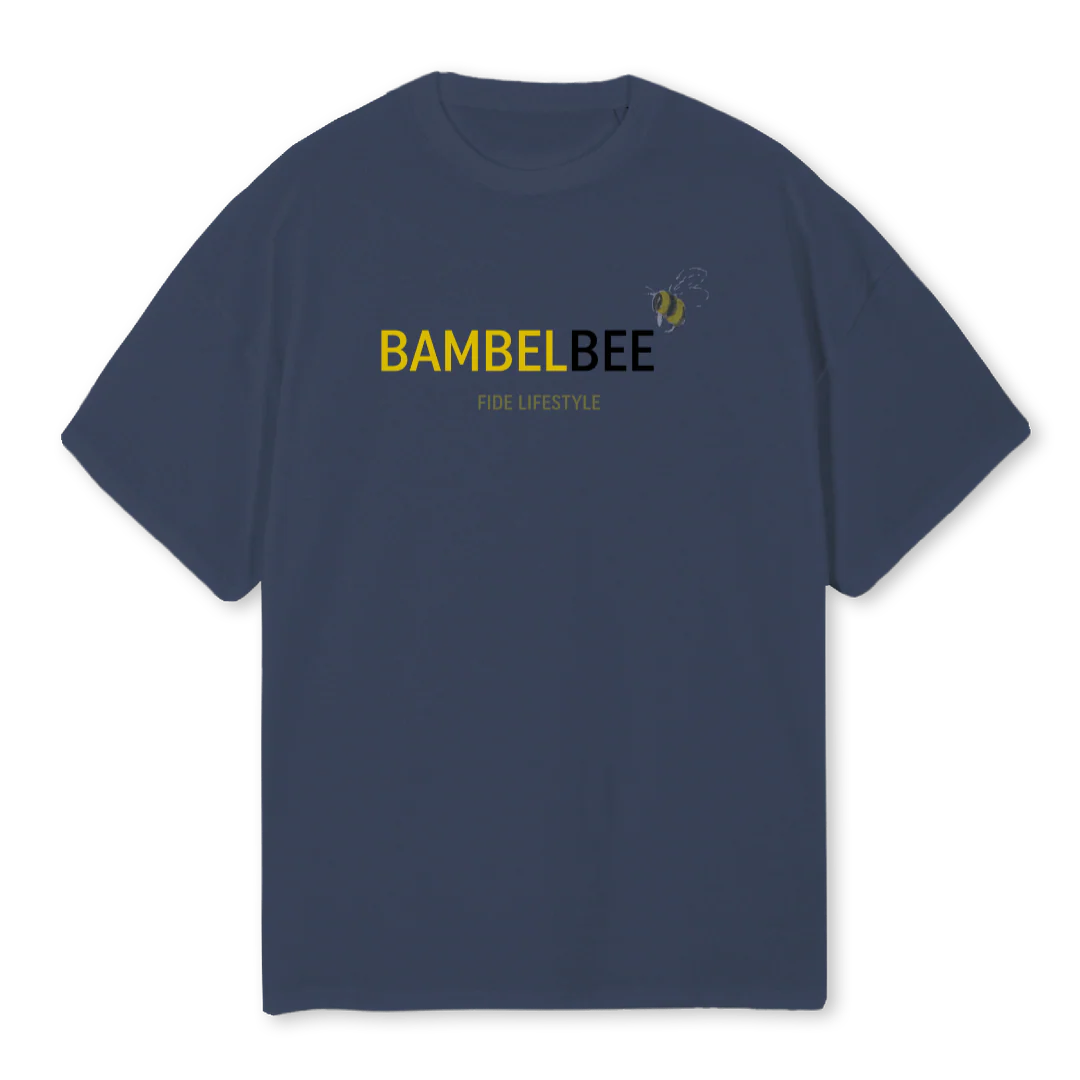 BMBL Navy Blue Oversized Tee.