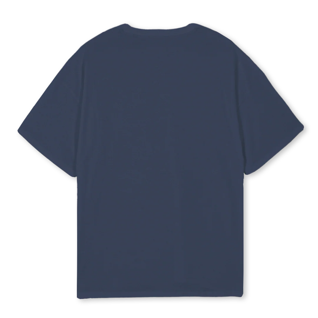 BMBL Navy Blue Oversized Tee. - Image 2