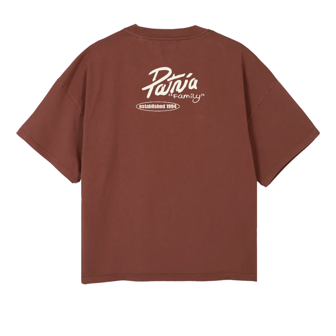 BMIGHTY Vintage Brown Oversized Boxy Tee. - Image 2