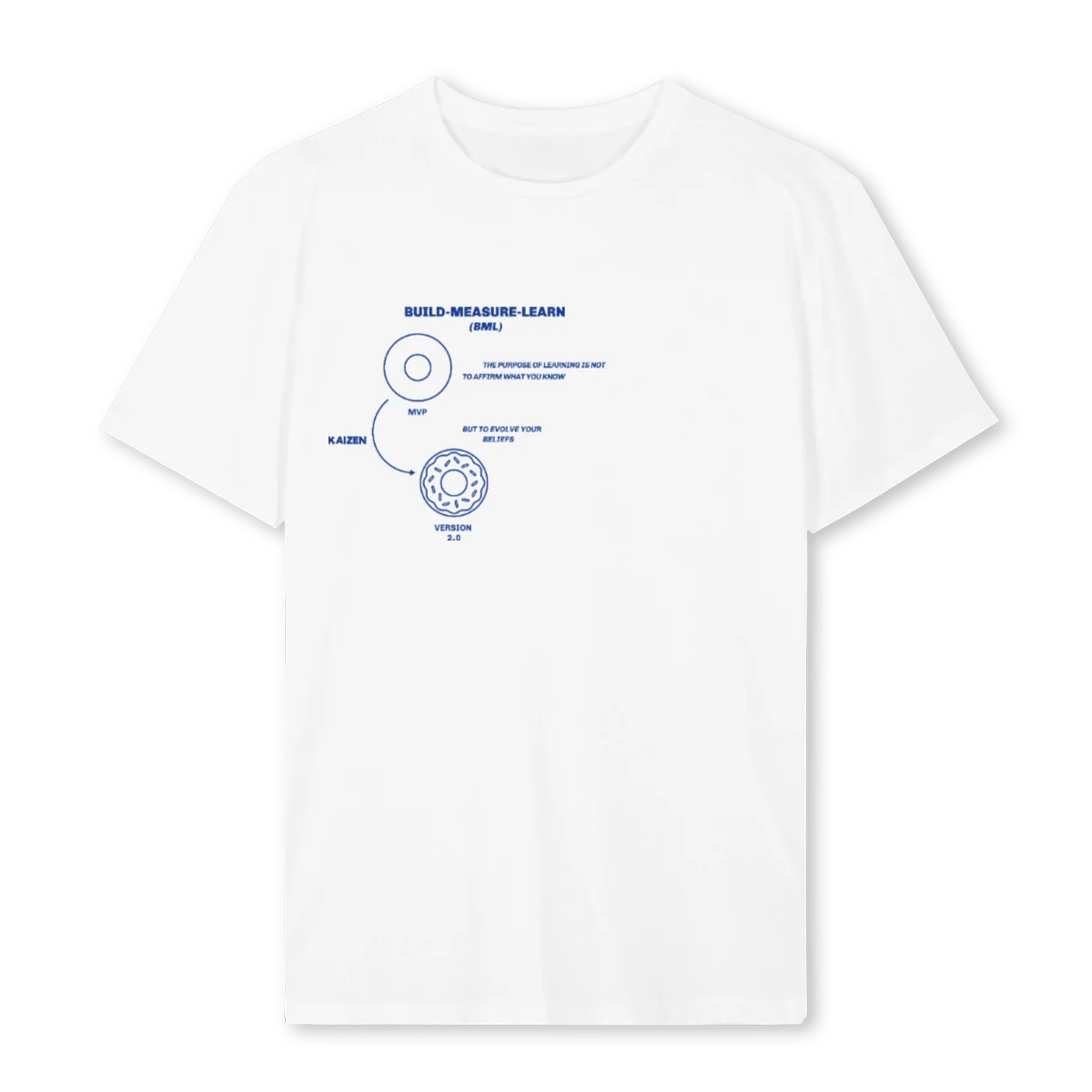 BML White Regular Tee.