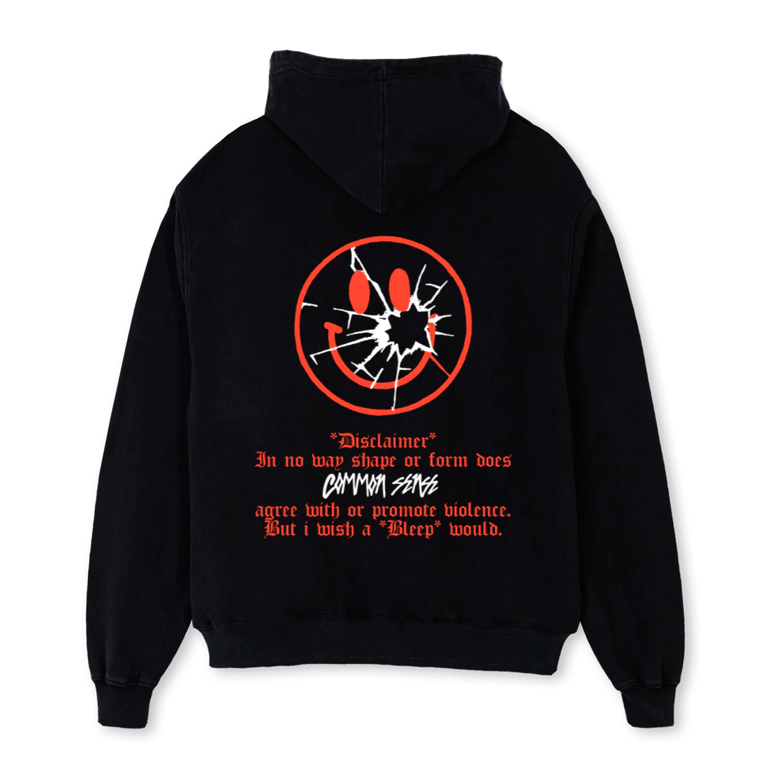 BMMN SNZ Black Oversized Hoodie. - Image 2