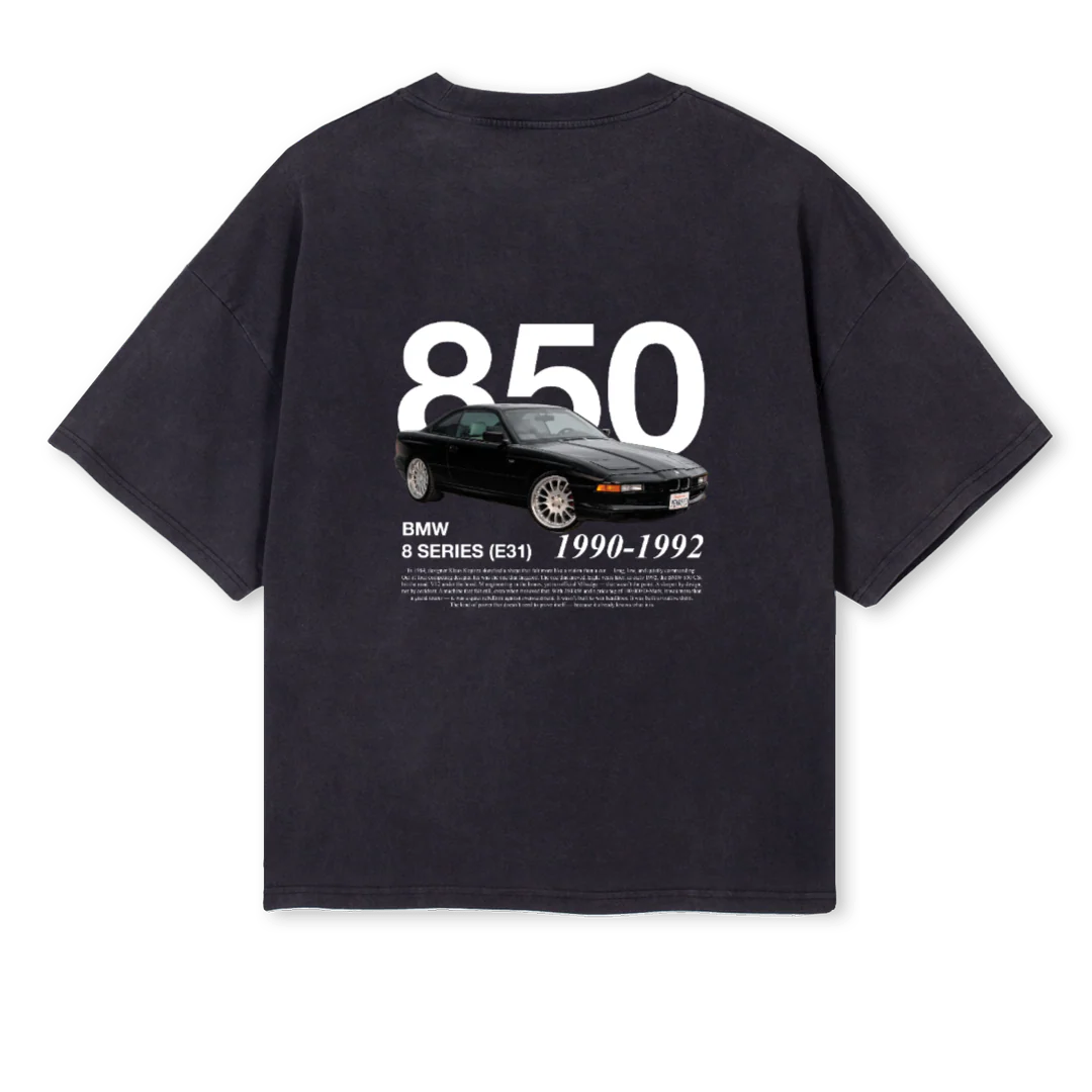 BMWTEE Vintage Black Oversized Boxy Tee. - Image 2