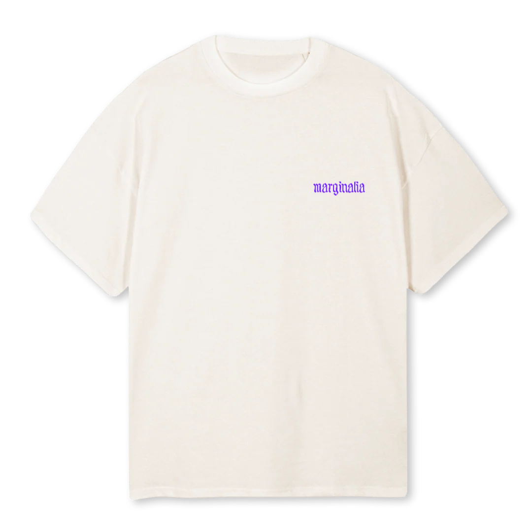BO Vintage White Oversized Tee.