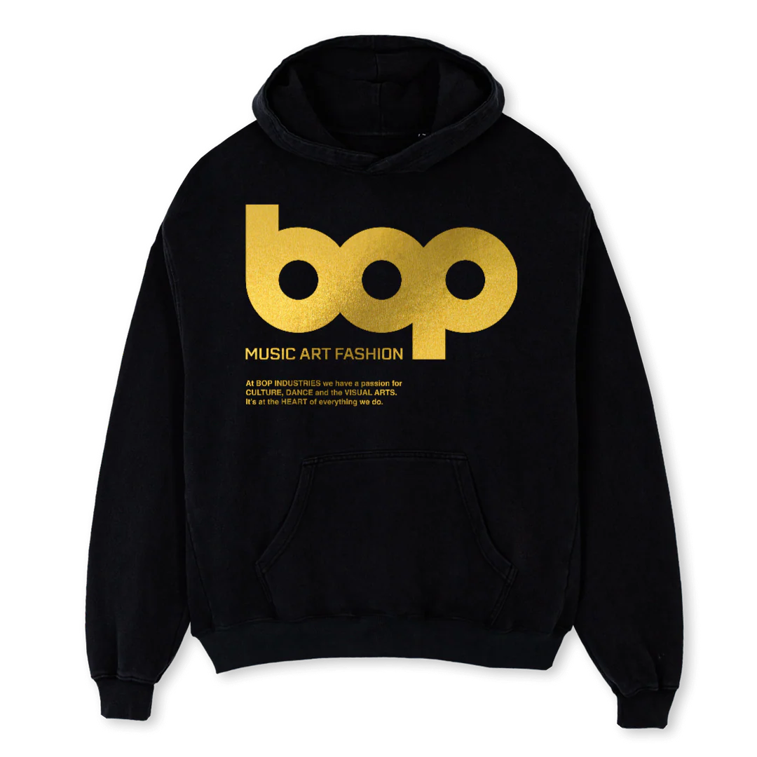 BOPONE Black Oversized Hoodie.