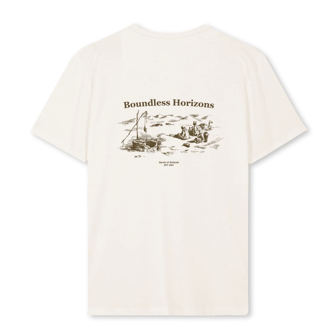 BOUNDLESSARBIA Vintage White Regular Tee. - Image 2