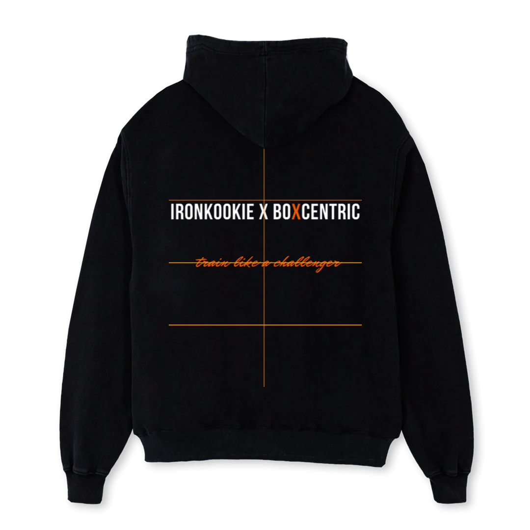 BOXCENTRIBLACK Black Oversized Hoodie. - Image 2