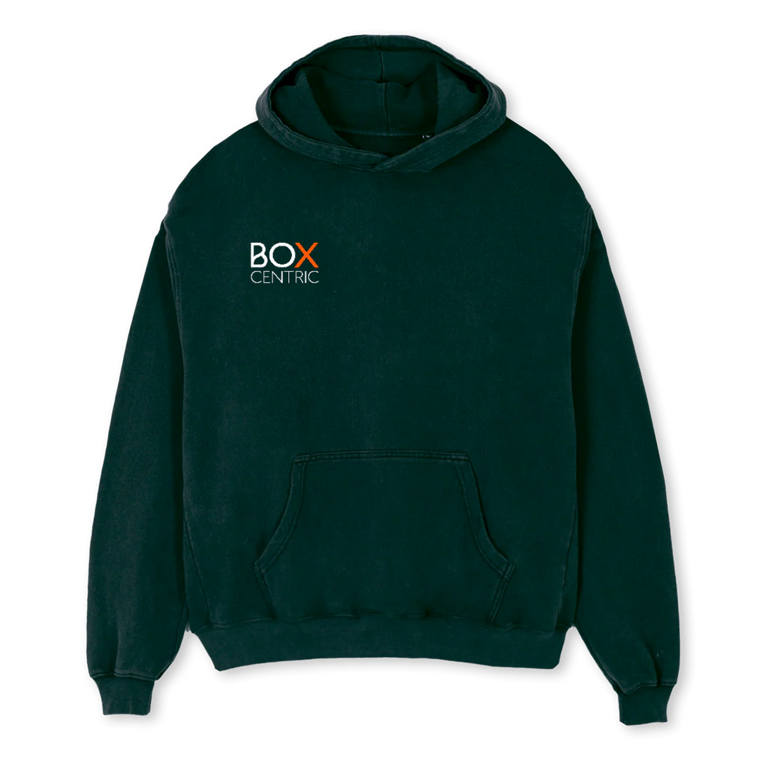 BOXCENTRIC GREEN Wild Green Oversized Hoodie.