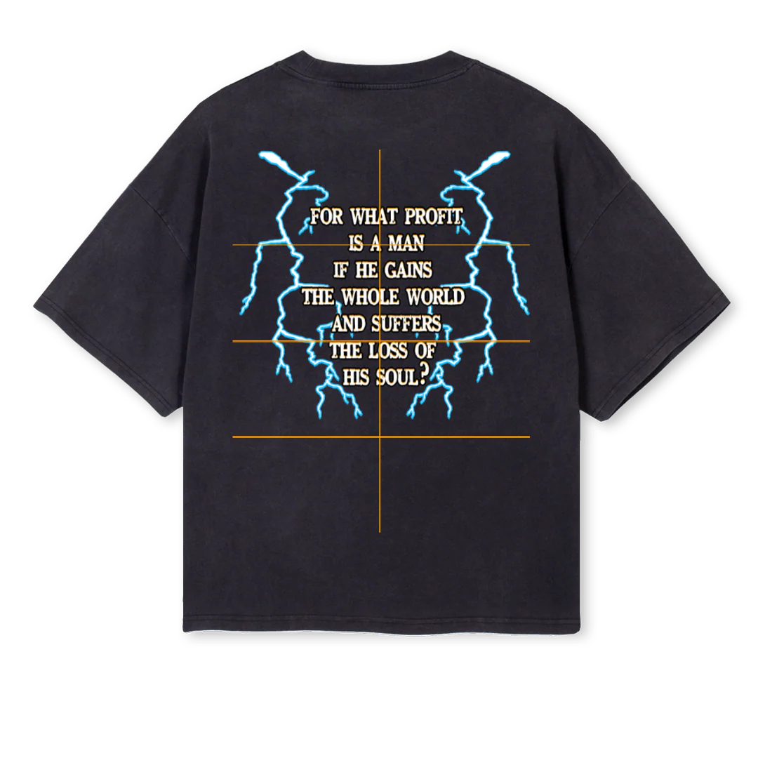 BOXOVER Vintage Black Oversized Boxy Tee. - Image 2