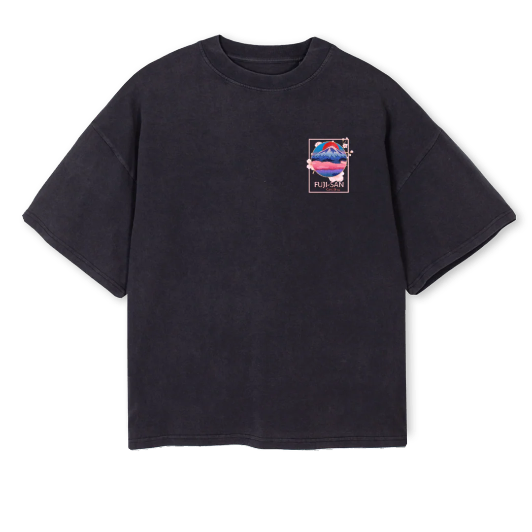 BOXYT Vintage Black Oversized Boxy Tee.