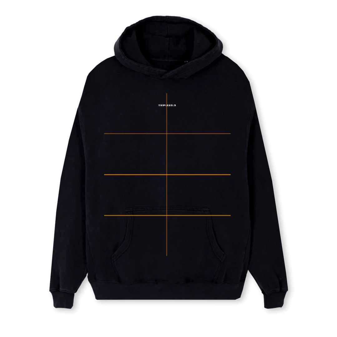 BRANDNAMESMALL Black Regular Hoodie.
