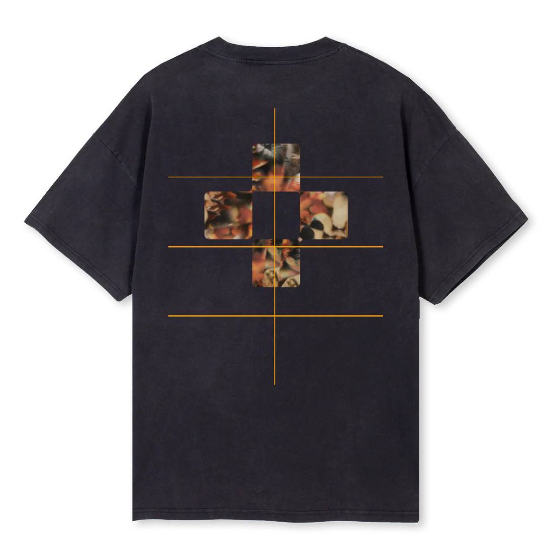 BRANKO SOM Vintage Black Oversized Tee. - Image 2