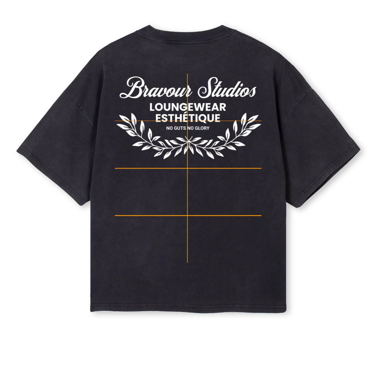 BRAVOURESTHETIQUE Vintage Black Oversized Boxy Tee. - Image 2