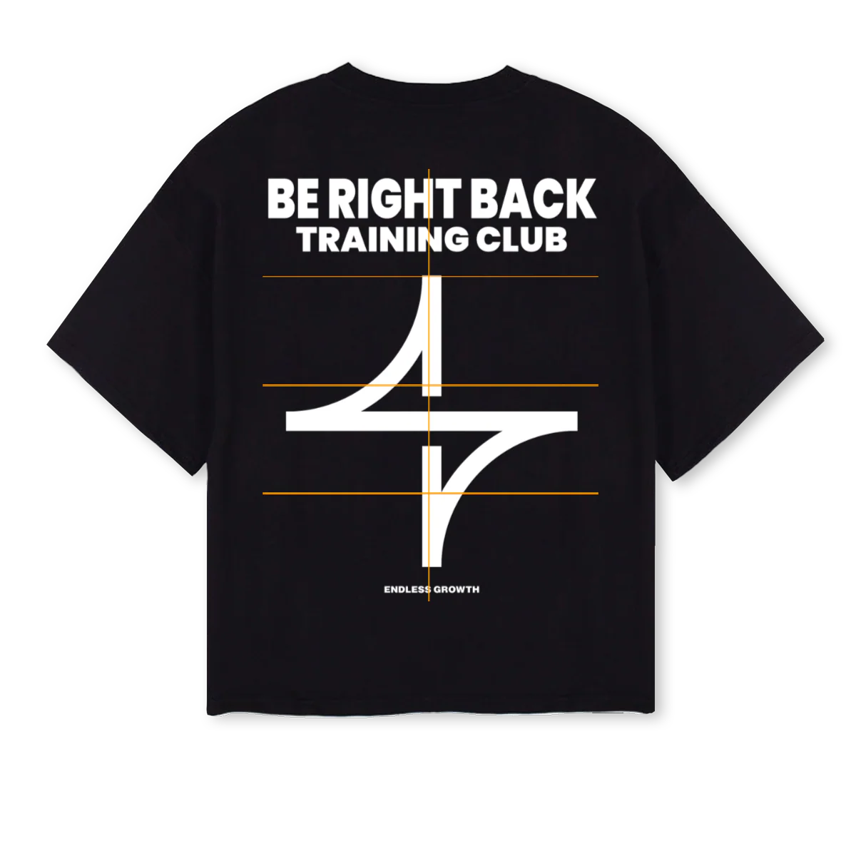 BRBSAMPLEONEB  VDEUX Black Oversized Boxy Tee. - Image 2