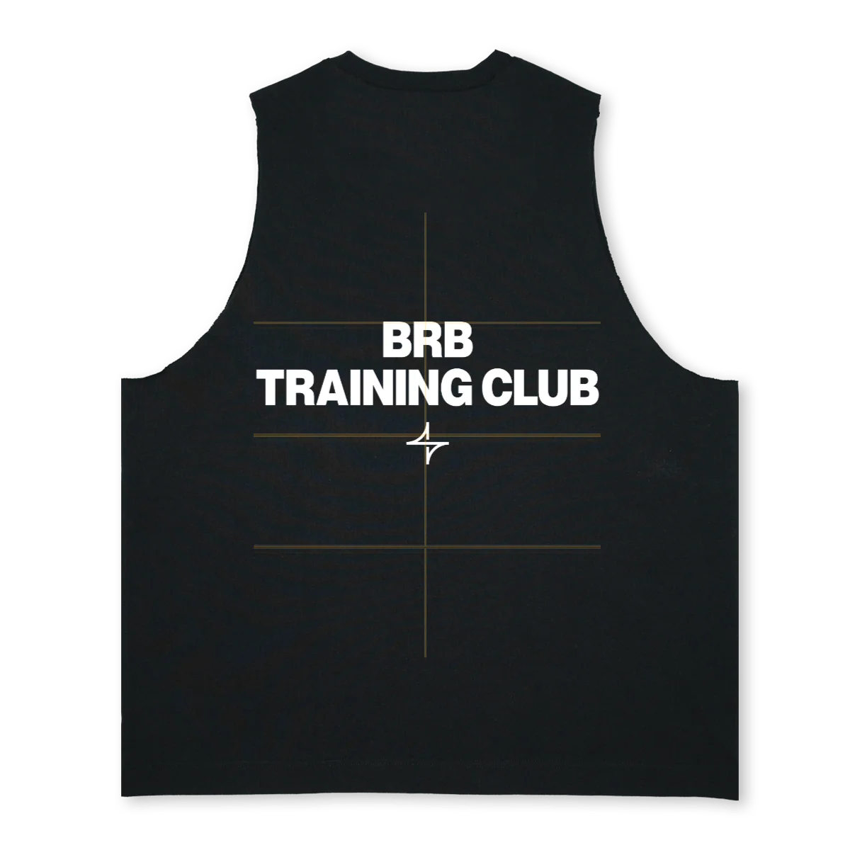 BRBTANKBVUN Deep Black Oversized Vest. - Image 2