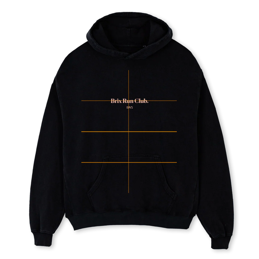 BRCBP Black Oversized Hoodie.