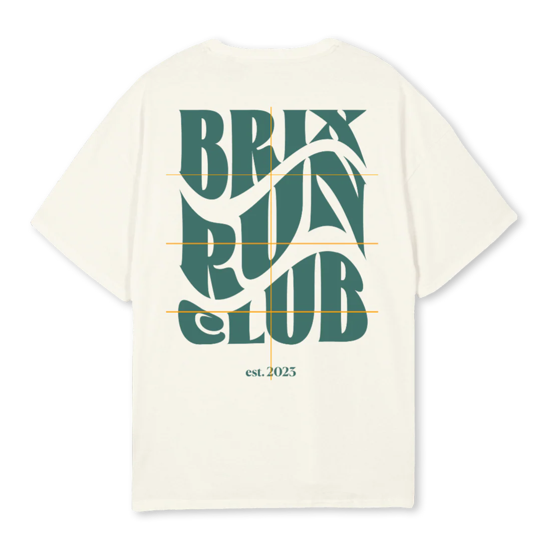 BRCGWT Cream Oversized Tee. - Image 2