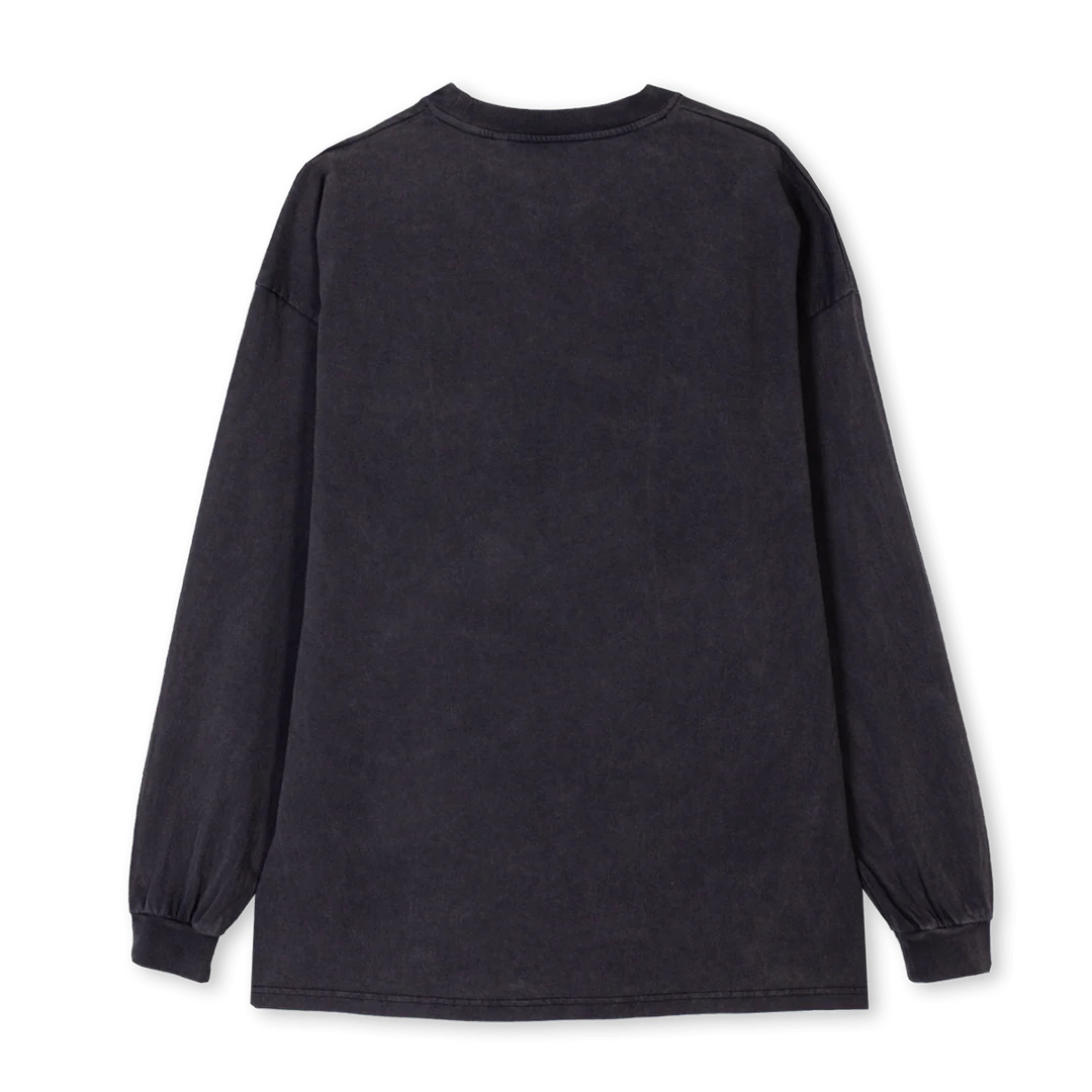 BREAKDOWNTHREE Vintage Black Oversized LS Tee. - Image 2