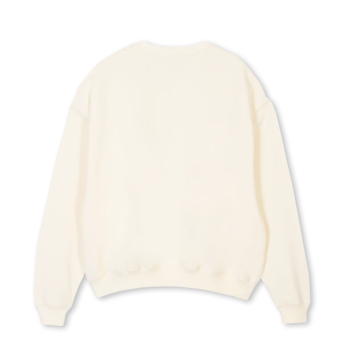 BREAKINGNEWSCREW Cream Oversized Crewneck Sweater. - Image 2