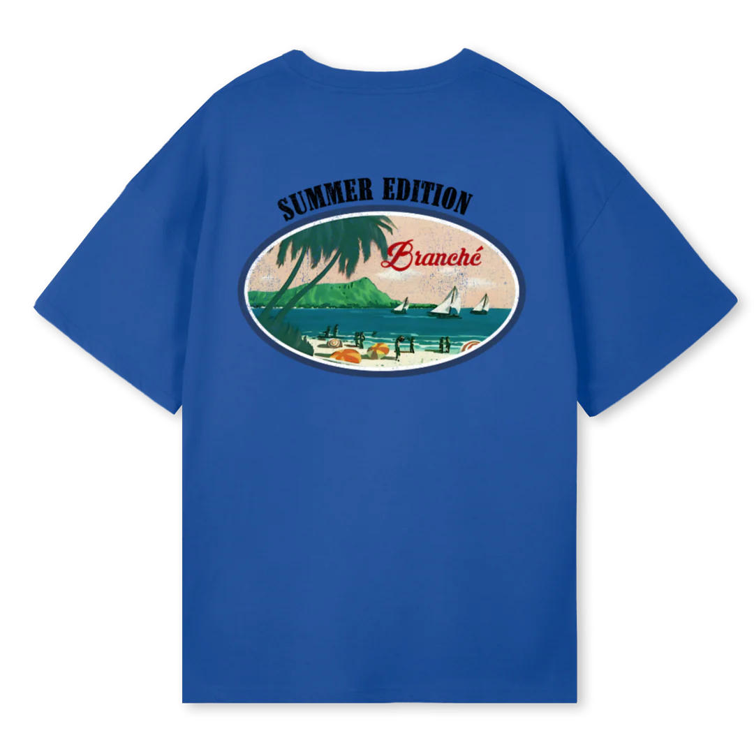 BREE Cobalt Blue Oversized Tee. - Image 2