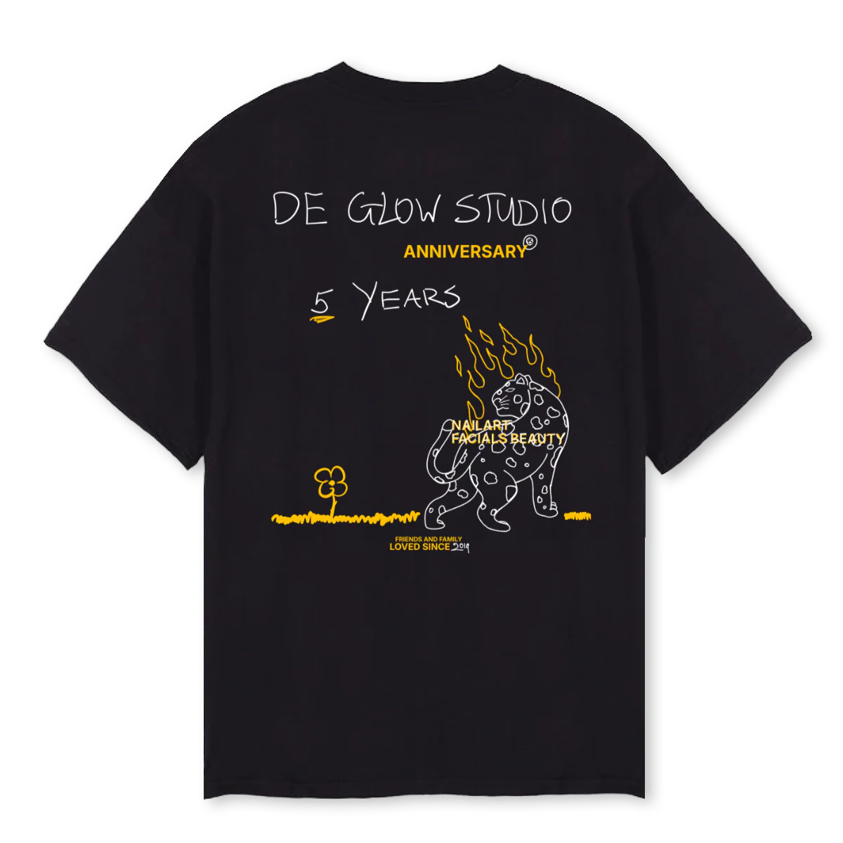 BRITT DGS CELEB Black Oversized Tee. - Image 2