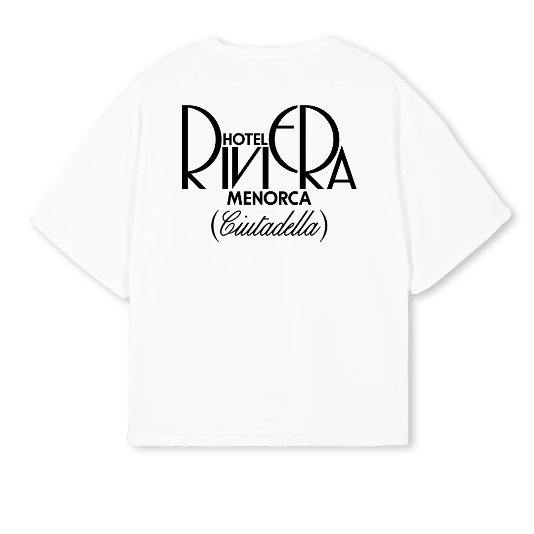 BRIVIERAL White Oversized Boxy Tee. - Image 2