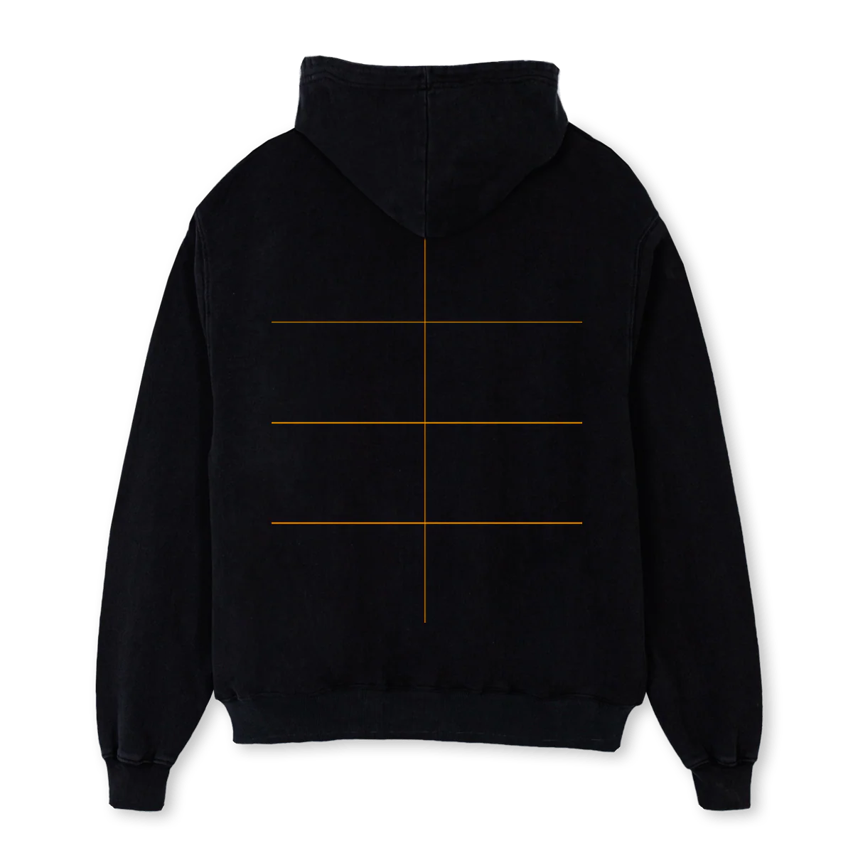 BROKENTRUSTBROKENMON Black Oversized Hoodie. - Image 2