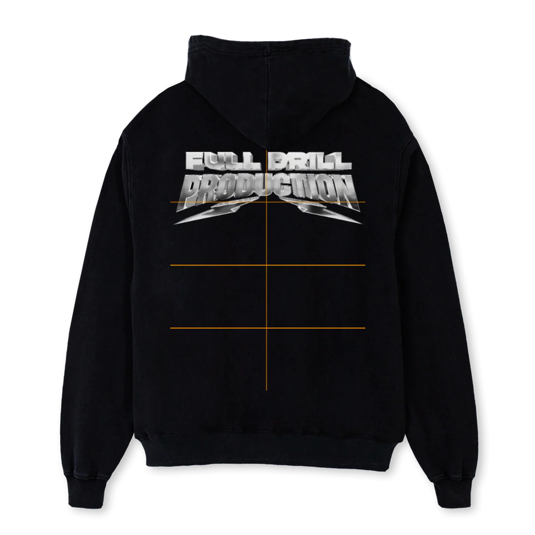 BROVCHENKOVII Black Oversized Hoodie. - Image 2