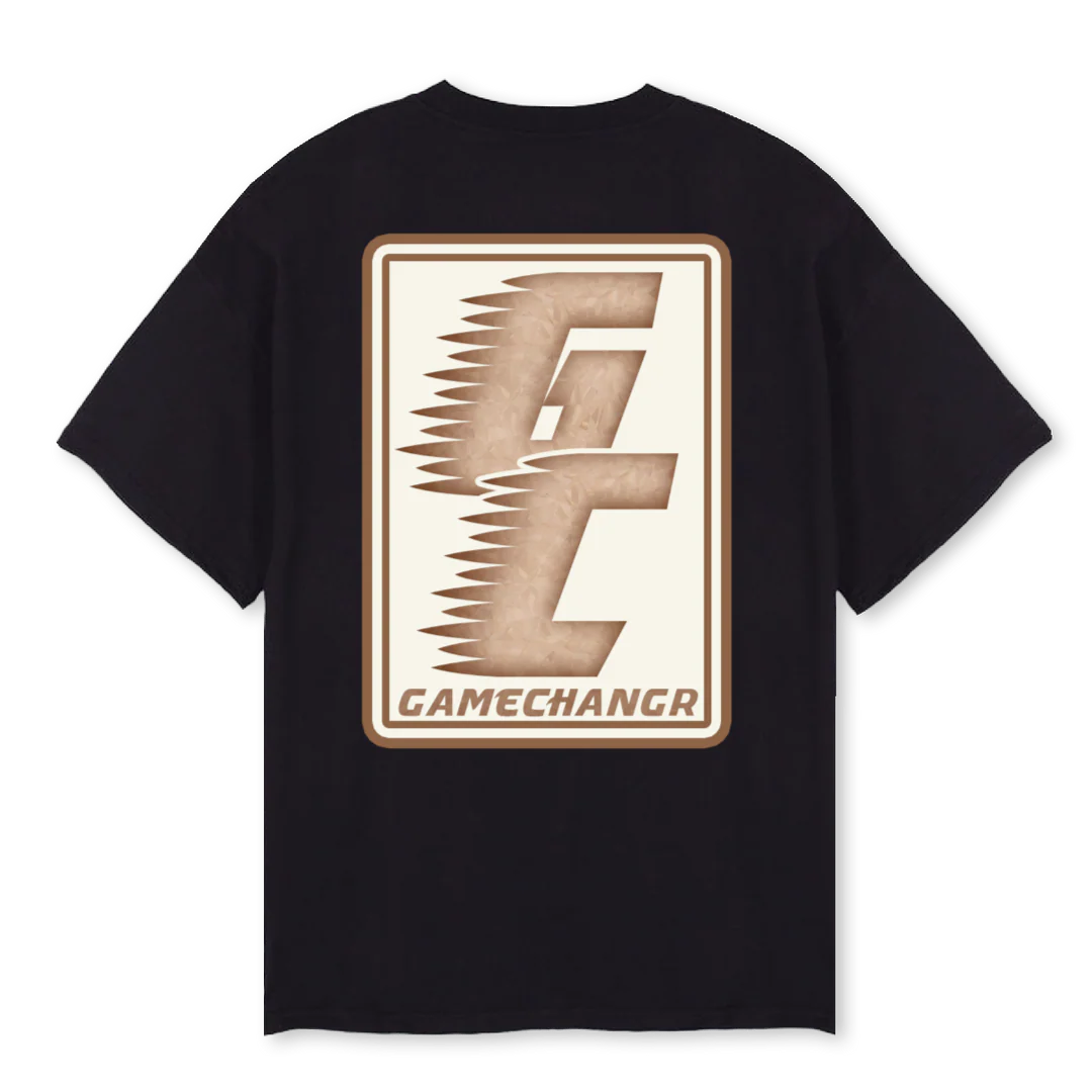 BROWNGC Black Oversized Tee. - Image 2