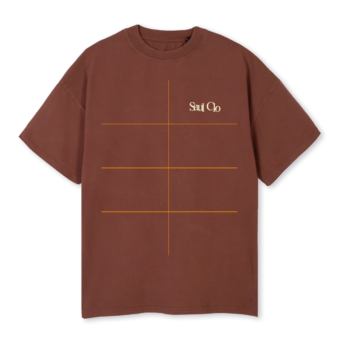 BROWNNN Vintage Brown Oversized Tee.