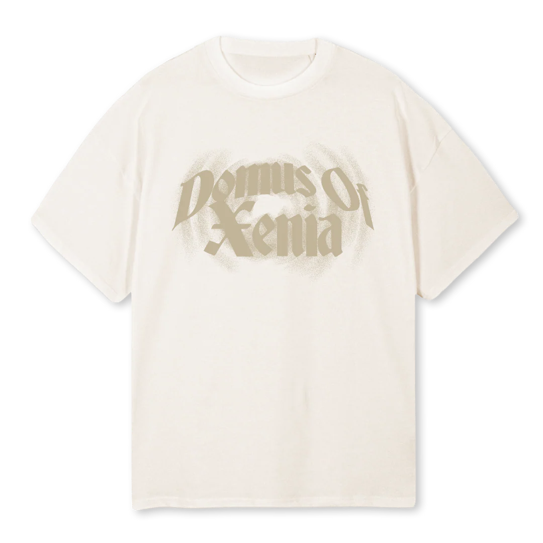 BRWN Vintage White Oversized Tee.